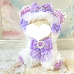 ぬい服 着ぐるみ にじぱぺっと 10cm 11cm おすわり 猫 紫 - メルカリ