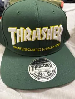 THRASHER グリーンキャップ 57-59cm