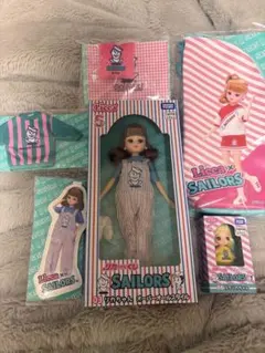 リカちゃん　くじ　セーラーズ　オーバーオール　ぷちりかちゃん　ポーチ　６点