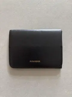 JIL SANDER レザー名刺入れ カードケース ブラック 極薄のサムネイル