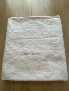 54 GIVENCHY毛布 約140×195cmロゴ入り ピンクのサムネイル