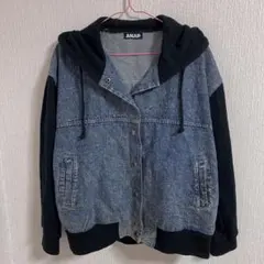 ANAP デニムジャケット　レディース　フリーサイズ　平成レトロ　最終値下げ