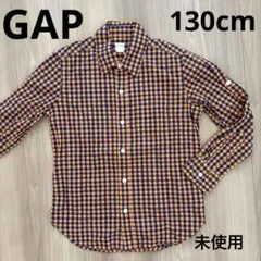 GAP KIDS ギンガムチェック 長袖シャツ 日本130cm