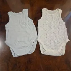 ベビー用メッシュタンクトップ ロンパース 2枚セット