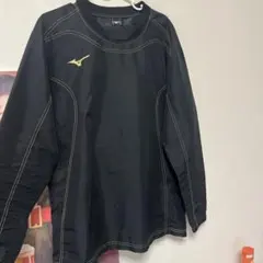 Mizuno ブラック長袖ピステ上下セット