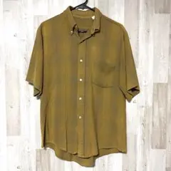 60's USA製 ヴィンテージ レーヨン オンブレチェックシャツ ギャバシャツ