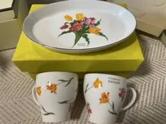 hiromichi nakano 花柄カップ・ソーサーセット