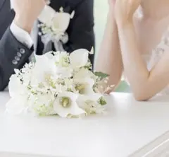 アーティシャルフラワー　ブライダルブーケ