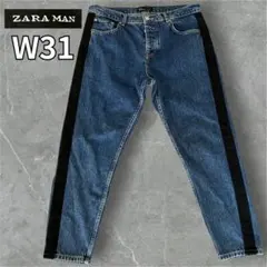 ZARA MAN サイドライン デニムパンツ W31 ストレート メンズ