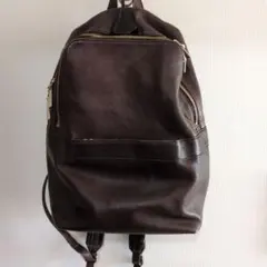 美品】エルベシャプリエ リュック GP リュクス エンボス レザー 