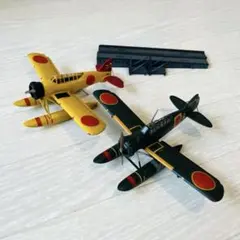 激レアマシンロボ2体セット】MR-39ゼロ戦ロボP-51マスタングロボ