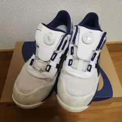 ASICS 安全靴 Boaシステム ホワイト/ネイビー