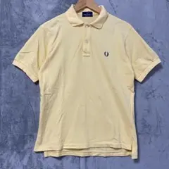 【L1749】 Fred Perry 半袖ポロシャツ サイズL イエロー