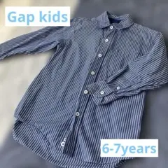 GapKids ストライプ 長袖シャツ S/P (6-7year)