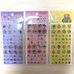 【カミオジャパン 正規品 タイルシール】パワーパフガールズ たまごっち3点セット