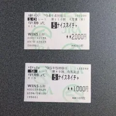 2026年最新】ナイスネイチャ 馬券の人気アイテム - メルカリ