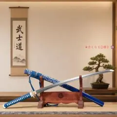 紫川太刀 日本刀 模造刀 居合刀 武士道 武蔵 鑑賞用 手鍛造打 - メルカリ