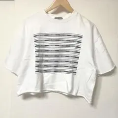 OPENING CEREMONY カットオフスウェット ロゴプリントTシャツのサムネイル