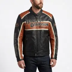 ハーレーダビッドソン　レザー　ライダース　ジャケット　ライナー付き