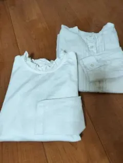 サマンサモスモスブラウス＋セルフカットソー2点セット