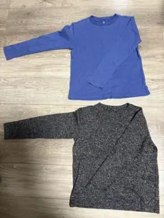 UNIQLO 長袖カットソー 140サイズ 2枚セット