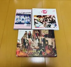 TWICE 3枚セット CD DVD トレカセット