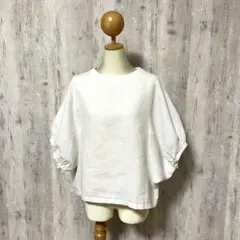 SUN VALLEY 　ドルマンスリーブ　リネンブラウス　ヘンプワイドシャツ