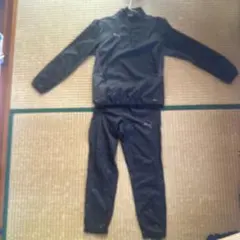 PUMA ブラック ピステ上下 ・ウィンドブレーカー S