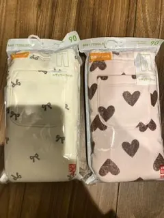 ユニクロ　レギンス　10分丈　90 フリース