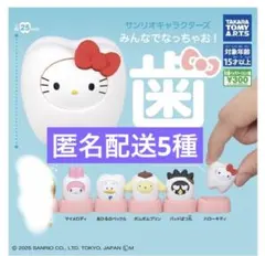 サンリオキャラクターズ　みんなでなっちゃお！　歯　5種　レア無し