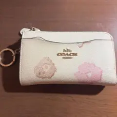 COACH 花柄 コインケース カードケース　キーリング　財布