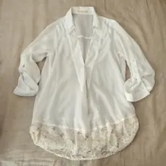 HusHusH サイズ2 カットソー スキッパー シャツ ブラウス