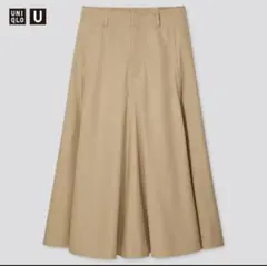 UNIQLO U　コットンツイルフレアスカート　58