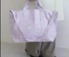 L.L.Bean グリーンレーベル 別注　グローサリートート　ペイント　ピンク