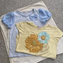 140 GU・マザウェイズ 半袖Tシャツ 2枚セットのサムネイル