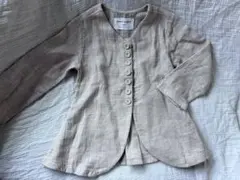 【美品】dress monsterノーカラージャケットサイズ2 韓国こども服