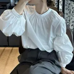 セレクトモカ　ボリュームスリーブ　ブラウス　select MOCA by son