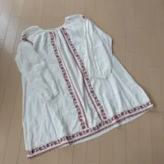 SM2 麻混刺繍チュニック ブラウスのサムネイル