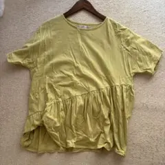 オシャレウォーカー　アシメ切替ギャザーフレアTシャツのサムネイル