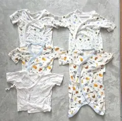ベビー肌着 5点セット【 50-60cm】 動物柄