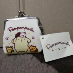 ポムポムプリン がま口 財布 B2