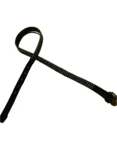 人気！3連スタッズ加工 本革レザー使用 細身ブラック本革ベルト