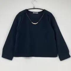 LABORATORY WORK ネイビー 長袖トップス Mサイズのサムネイル