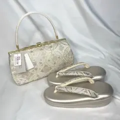 新品　草履　バッグ　セット　訪問着　M 低反発草履　フォーマル系　日本製