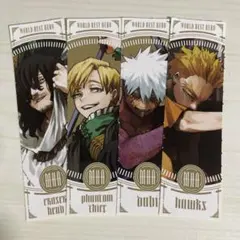 ヒロアカ ジャンプGIGA ステッカー 4点セット まとめ売り