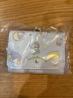 サンリオ　キャラクターズ ミニ財布 ウォレット 水色