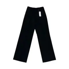 GU ワイドスラックス 丈長め ブラック