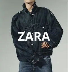 ZARAデニムジャケット オーバーサイズ