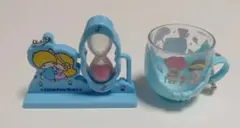Sanrio サンリオ　リトルツインスターズ　キキララ　レトロキーホルダー