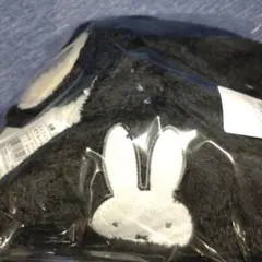 ミッフィー　ボアルームシューズ　ブラック　スリッパ　サンダル　あったか　ふわふわ